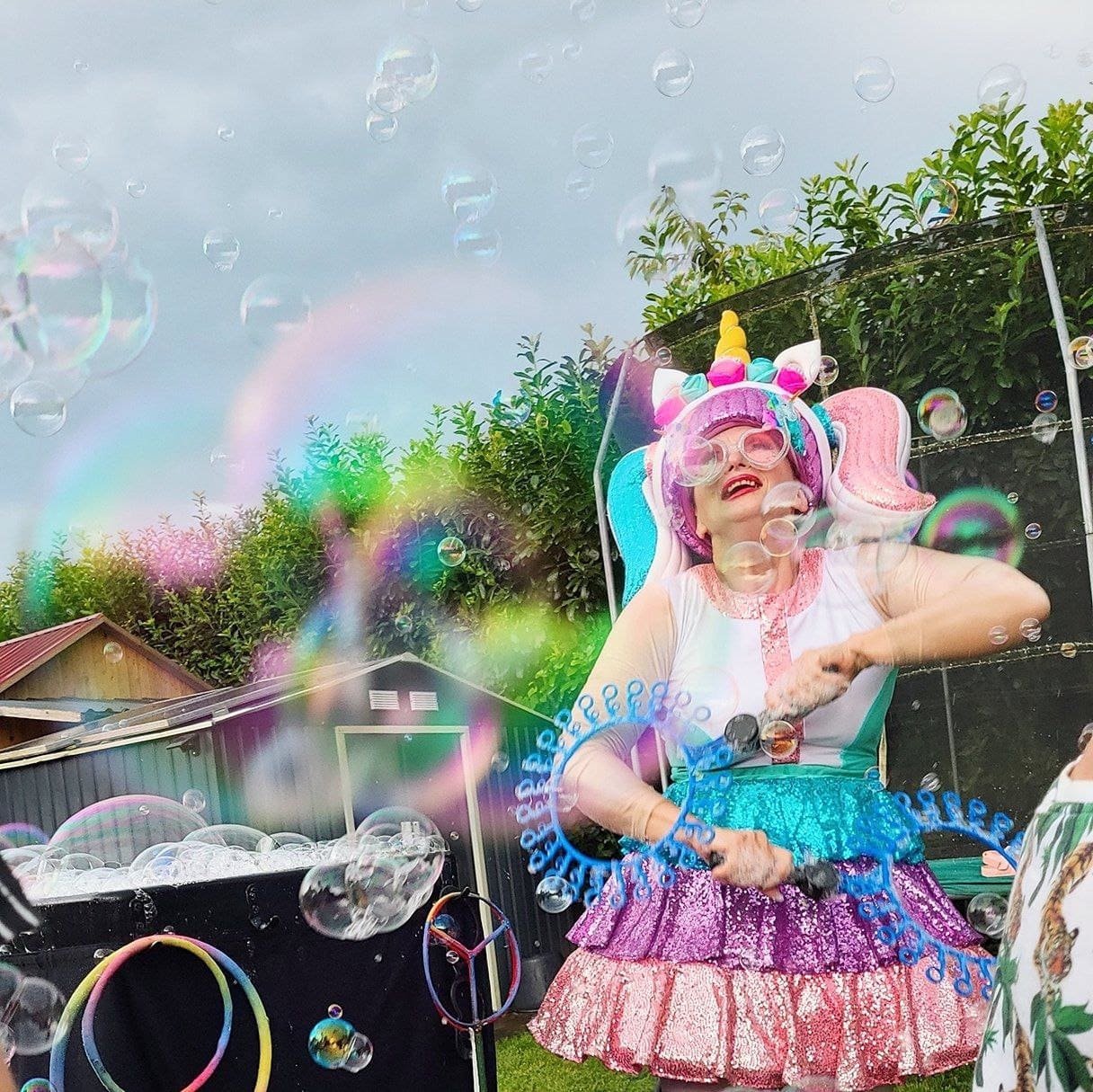 Шоу мыльных пузырей для детей