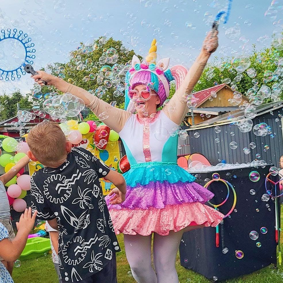 Шоу мыльных пузырей для детей