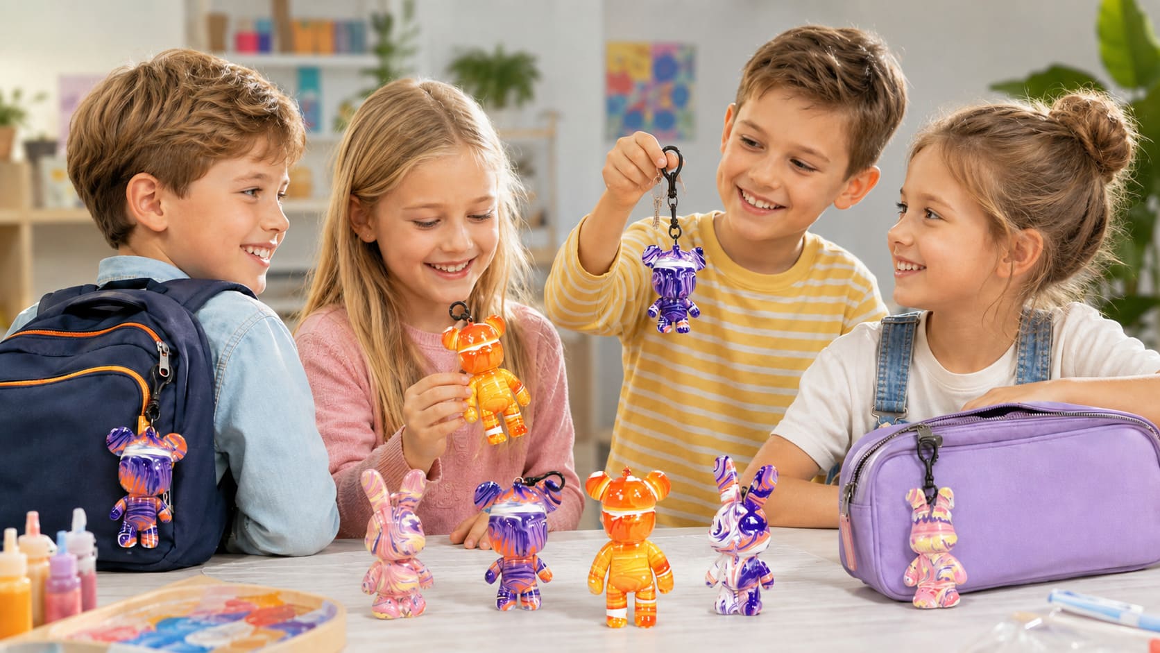 Fluid-Bear-Workshop: Schlüsselanhänger selbst gestalten